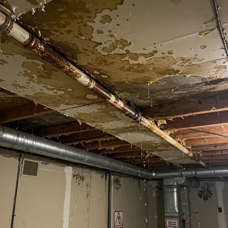 Ceiling Water Damage Repair in River Falls, WI