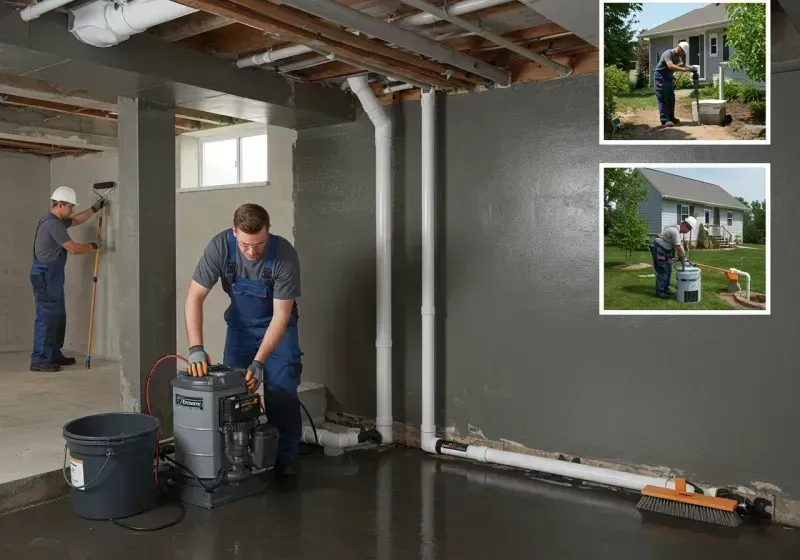 Basement Waterproofing and Flood Prevention process in River Falls, WI